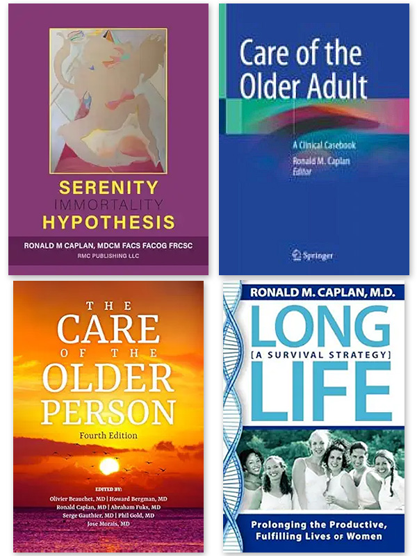 4 books by Dr. Ronald M. Caplan